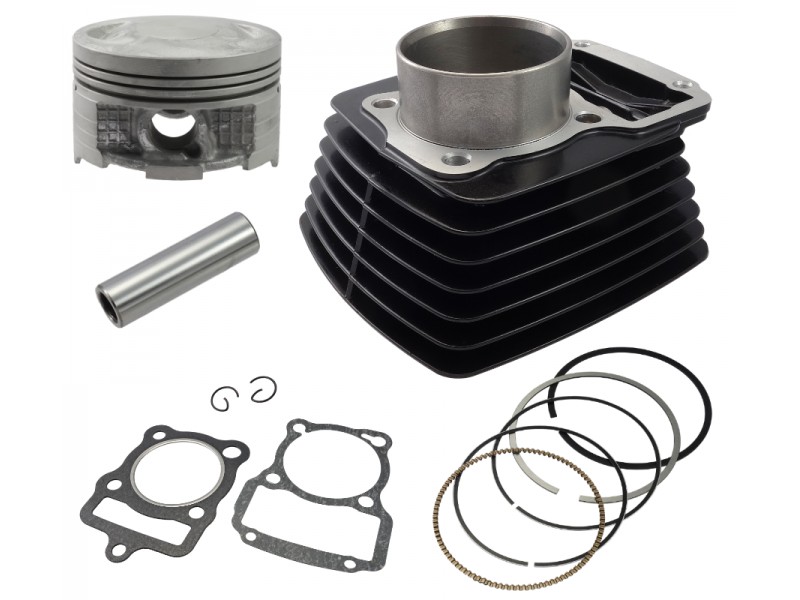 Moretti cylinder for motorcycle 4T CG 150cc 162FMI bolt 13 mm black
