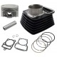 Moretti cylinder for motorcycle 4T CG 150cc 162FMI bolt 13 mm black