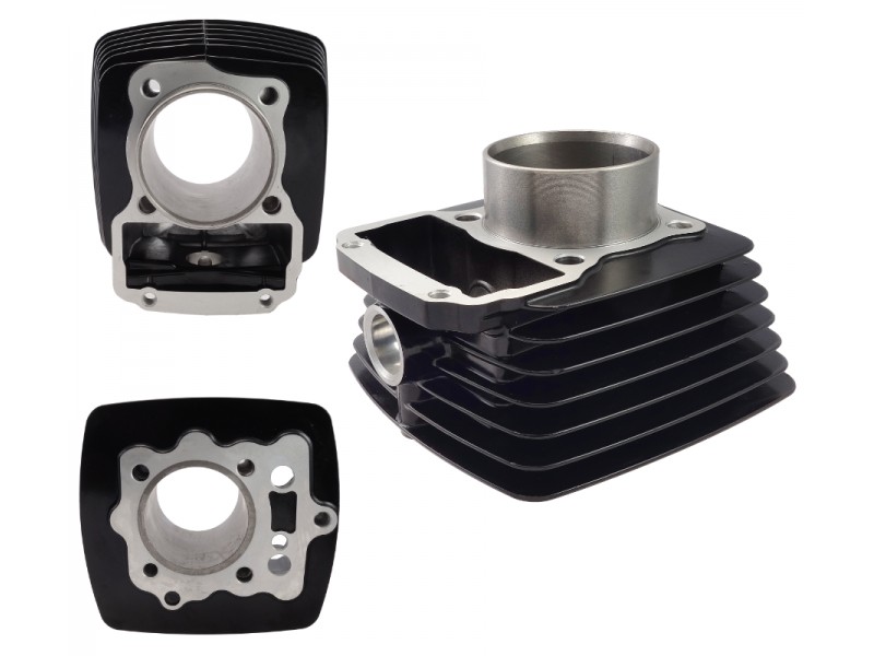 Moretti cylinder for motorcycle 4T CG 150cc 162FMI bolt 13 mm black