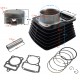 Moretti cylinder for motorcycle 4T CG 150cc 162FMI bolt 13 mm black