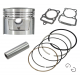 Moretti cylinder for motorcycle 4T CG 150cc 162FMI bolt 15 mm black