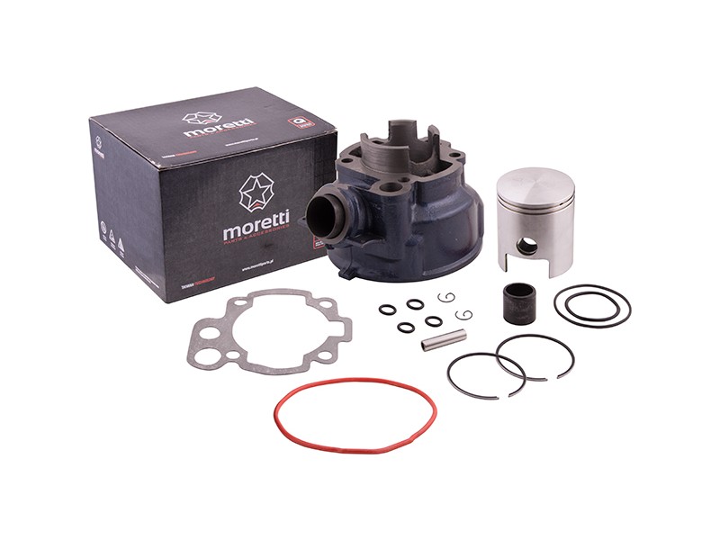 Moretti Cylinder for moped 2T 65cc AM6 blue