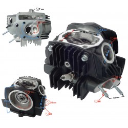 Cylinder head for moped 4T 130cc 154FMI air cooled, empty