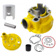 Moretti Cylinder and cylinder head for moped 2T 80cc AM6, yellow