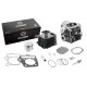 Moretti Cylinder and cylinder head for moped 4T 80cc 139FMB, silver