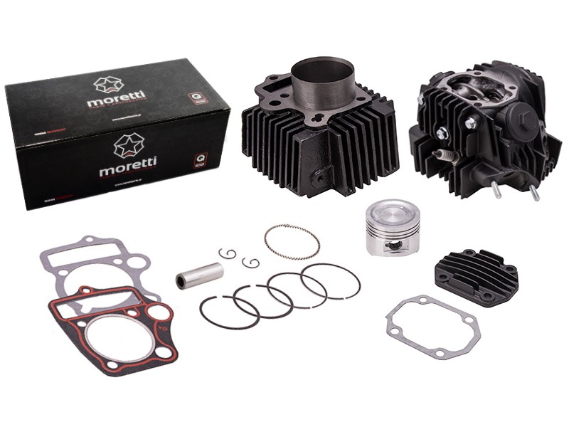 Moretti Cylinder and cylinder headfor moped 4T 110cc 152FMH