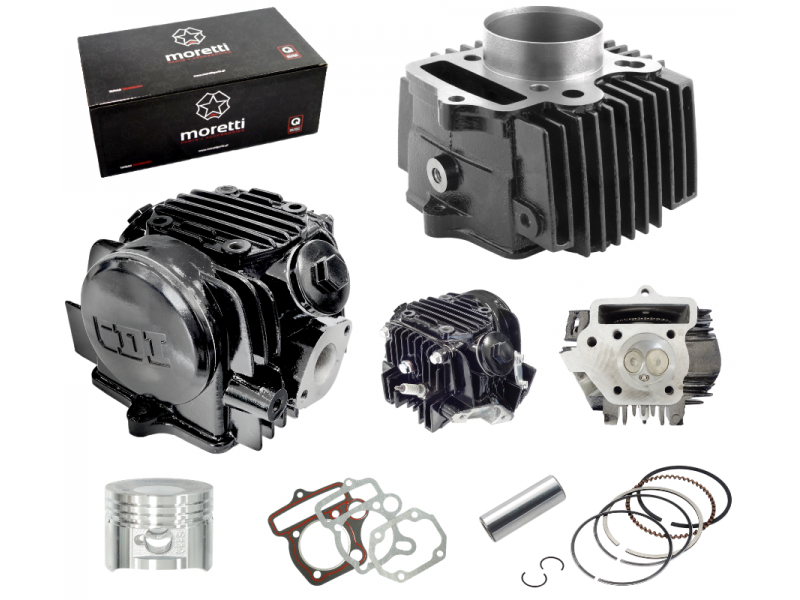 BTS Cylinder and cylinder head for moped 4T 125cc 154FMI