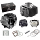 BTS Cylinder and cylinder head for moped 4T 125cc 154FMI