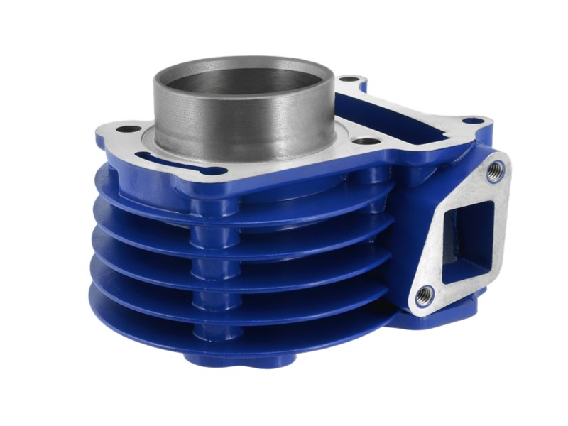 Moretti 50cc cylinder for Huragan 5 scooter with horizontal engine / blue