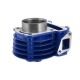 Moretti 50cc cylinder for Huragan 5 scooter with horizontal engine / blue