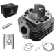 Cylinder for scooter 2T 70cc 1PE40QMB, bolt 10mm