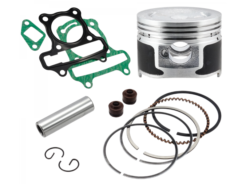 Moretti 80cc cylinder for Huragan 5 scooter with horizontal engine / red Moretti 80cc cylinder for Huragan 5 scooter with horizontal engine / red