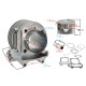 Cylinder 150cc for Huragan 5 scooter with horizontal engine