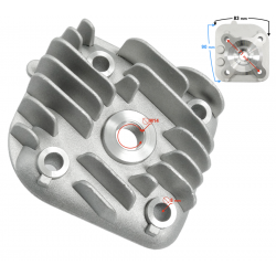 Cylinder head 70cc for Falcon 2 scooterT with horizontal engine