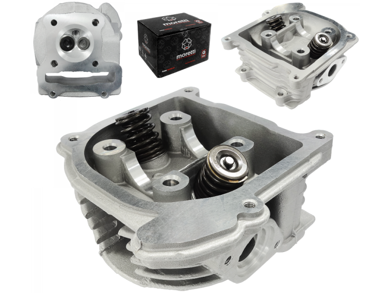 Cylinder head for scooter 4T 80cc 139QMB, long valves