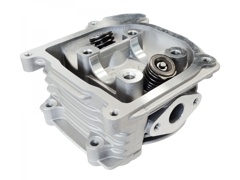 Moretti Cylinder head for scooter 4T 80cc 139QMB short valves
