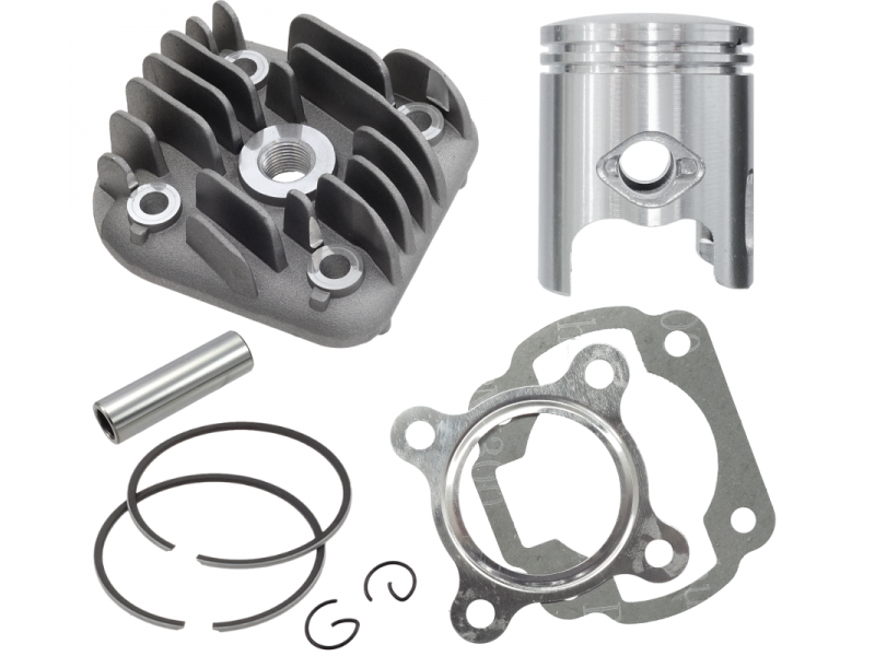 Cylinder and cylinder head for scooter 2T 50cc 1PE40QMB, bolt 10mm