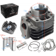 Cylinder and cylinder head for scooter 2T 50cc 1PE40QMB, bolt 10mm