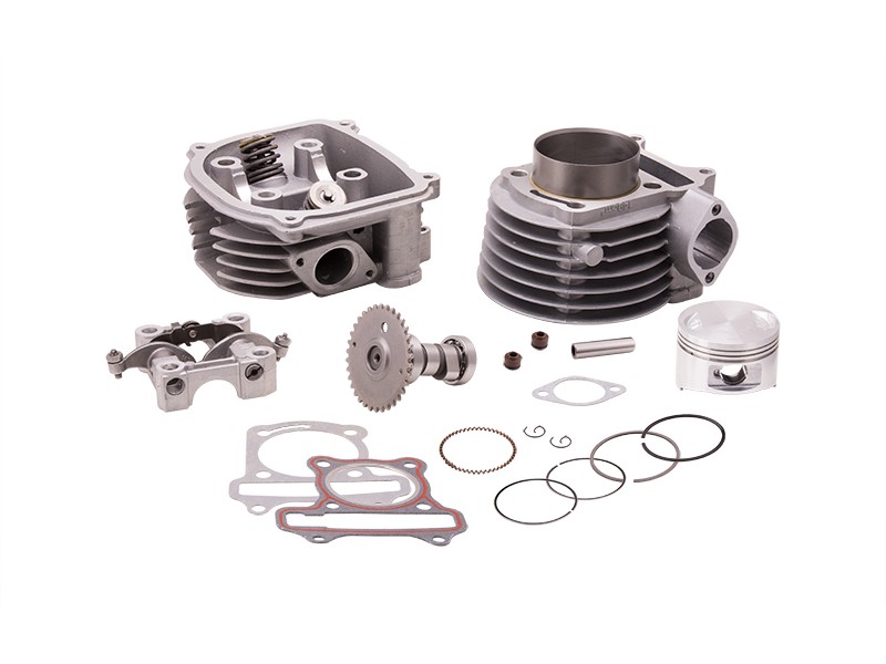 Moretti 150cc Cylinder and cylinder head for a scooter 4T with horizontal engine