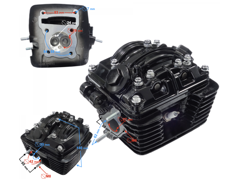 Complete head GT 125