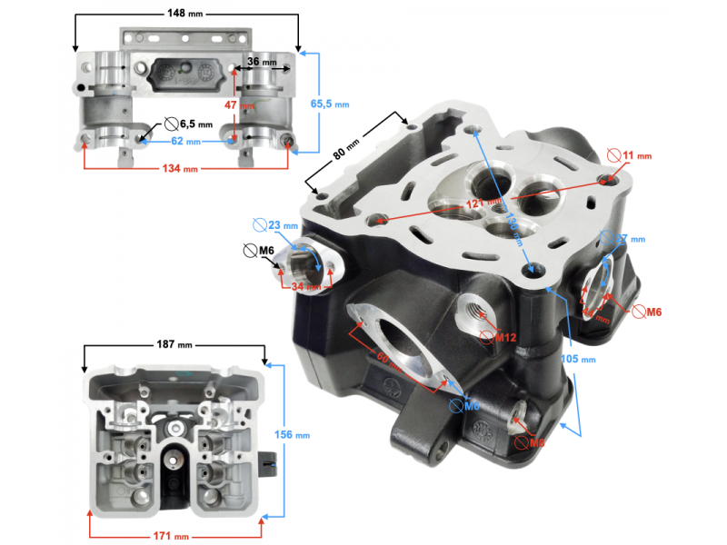 VOGE Cylinder Head