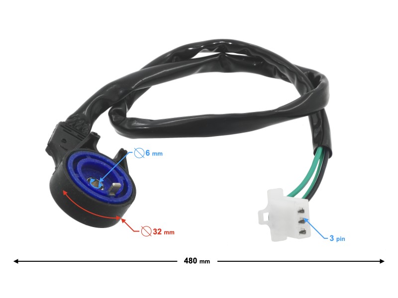 Kickstand sensor for moped Sprint Euro 4