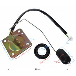Fuel level sensor for Volcano 50 / Euro 50 moped