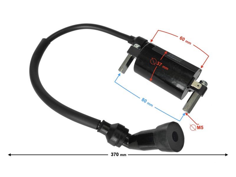 Ignition coil for motorcycle Cafe Racer