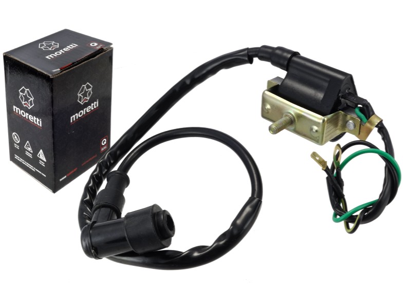 High-voltage coil for 4T moped