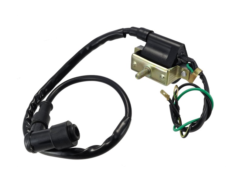 High-voltage coil for 4T moped