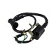 High-voltage coil for 4T moped