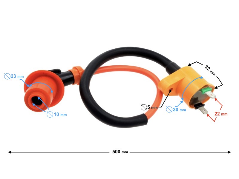 HV coil for Quantum 125 scooter , tuning