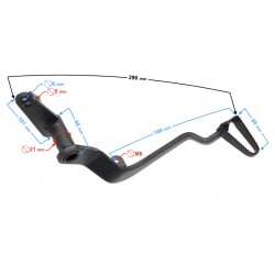 Foot brake lever for FR 2 moped