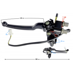 Left brake lever Quatro