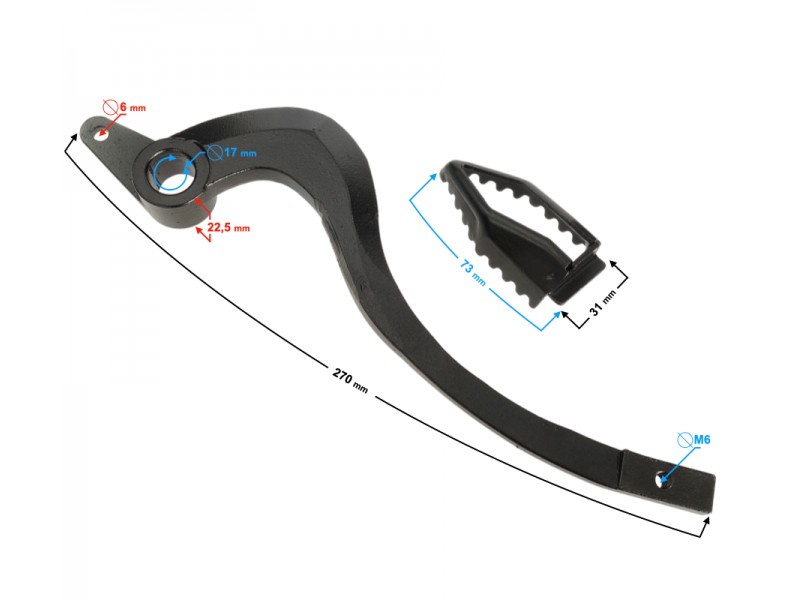 Brake lever DB250 MZK