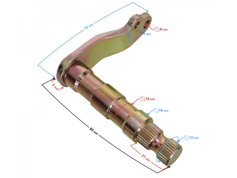 Brake adjustment lever for motorcycle Blade 125