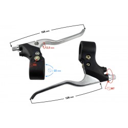Hand brake lever left and right for Pocket Bike moped