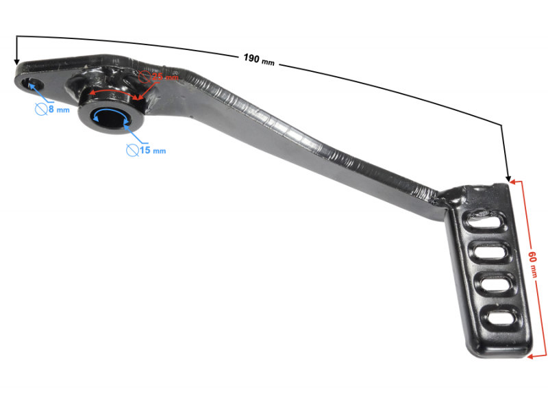 (WHOLESALE) Foot brake lever Stratos 125