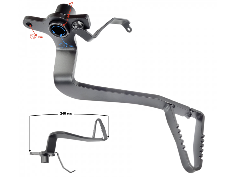 (WHOLESALE) Foot brake lever GT 125