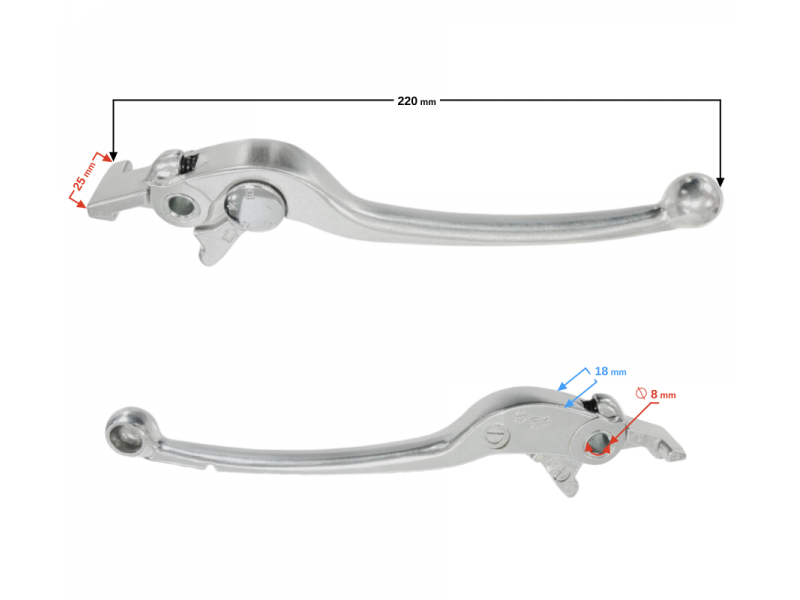 Front brake lever VOGE DS800X Rally