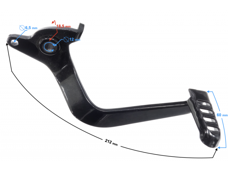 (WHOLESALE) Foot Brake Lever VOGE 125R (291120517-0001)