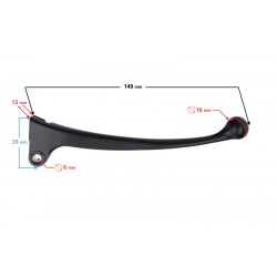 (WHOLESALE) Front Brake Lever, Manual for Ranger Classic Moped (E4) (WHOLESALE) Front Brake Lever, Manual for Ranger Classic Moped (E4)