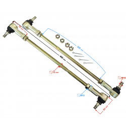 Complete right steering rack for the Tactic 550