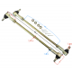 Complete right steering rack for the Tactic 550