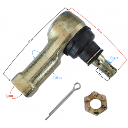Right tie rod end HISUN Tactic 550 Right tie rod end HISUN Tactic 550