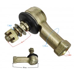 Steering rod ends 12mm / 12mm ATV P Steering rod ends 12mm / 12mm ATV P