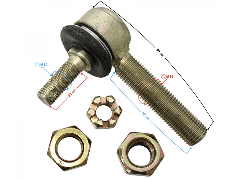 Tie rod end M10xM14 (conical)