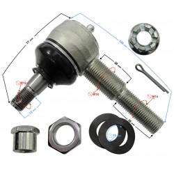 Tie rod end for ATV