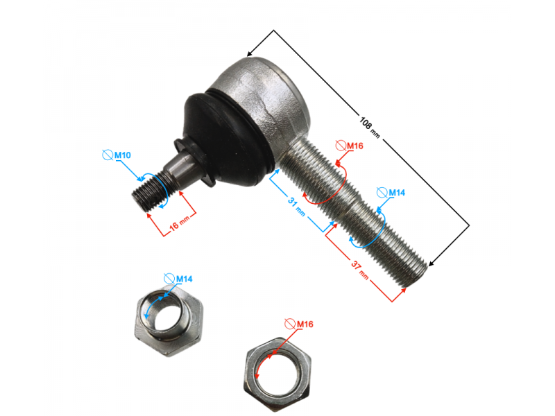 Steering rod Discover 200