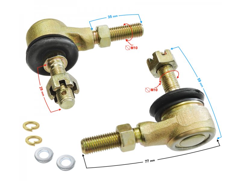 Tie rod end Bashan 200cc